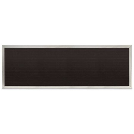 United Visual Products Sliding Door Indoor Enclosed Corkboard, 4 UV9025ACS-WHITE-DRKSPR